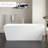 59" Eaton Acrylic Freestanding Air Tub With Foam