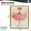 Cadre flottant rose avec robe florale rose, design Creative Studio-997415148-997415121