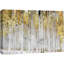 Aspen Birch Autumn Fall White Birch Tree Forest with Yellow Leaves Nature Landscape Rustic on Canvas-94423361-94423368