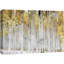 Aspen Birch Autumn Fall White Birch Tree Forest with Yellow Leaves Nature Landscape Rustic on Canvas-94423366-94423361