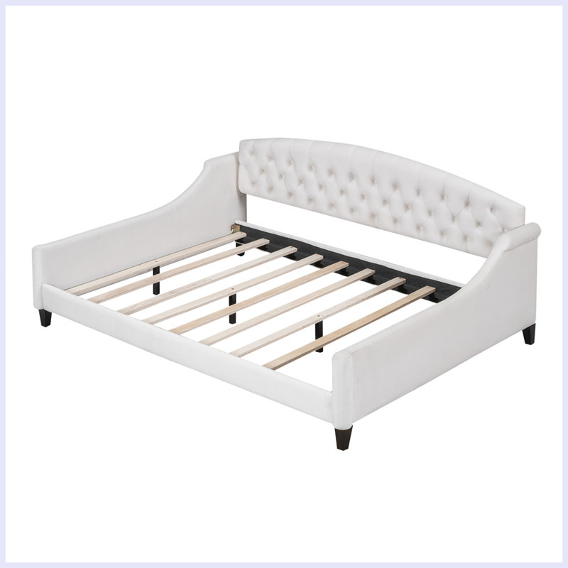 Upholstered Daybed, Beige