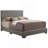 Charming Light Grey Full Bed For Cozy Spaces