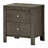 Chic Gray Transitional Nightstand-1533100283