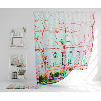 Nashea Polyester Shower Curtain Set