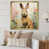 Gold Single Picture Framed