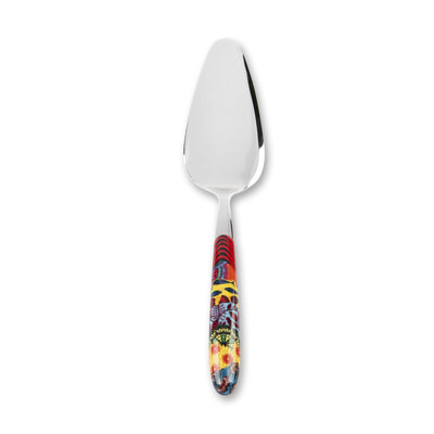 Afrika 1 Piece Steel Wood Stainless Steel Cake Server