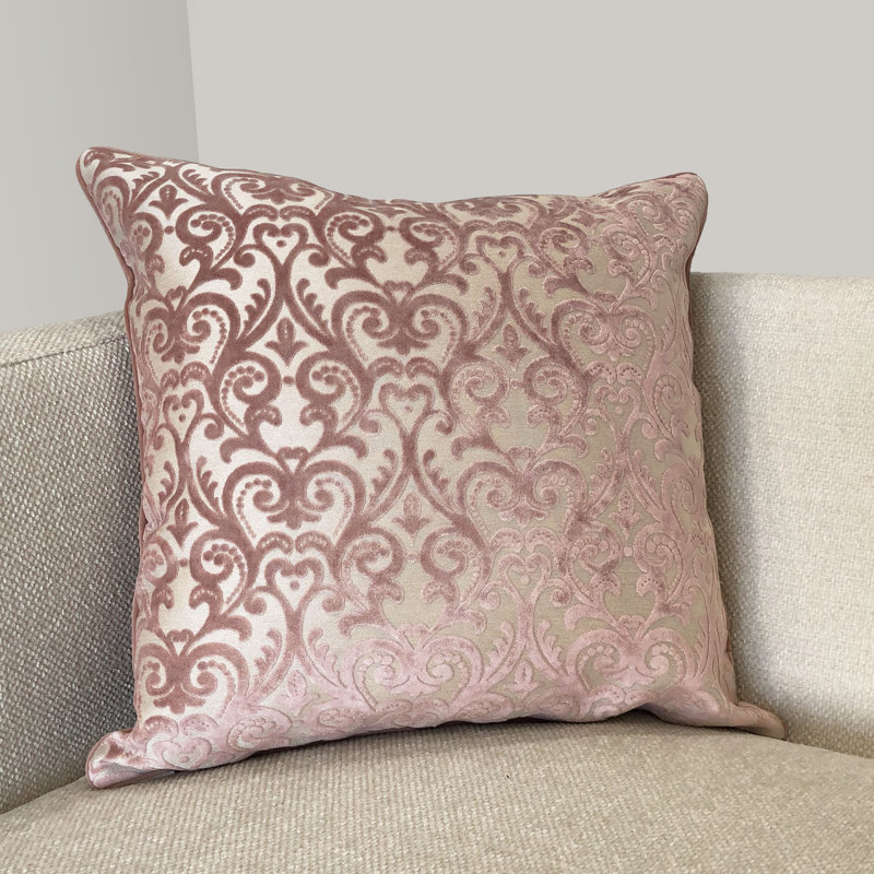 Square Pillow Cover & Insert, Rose