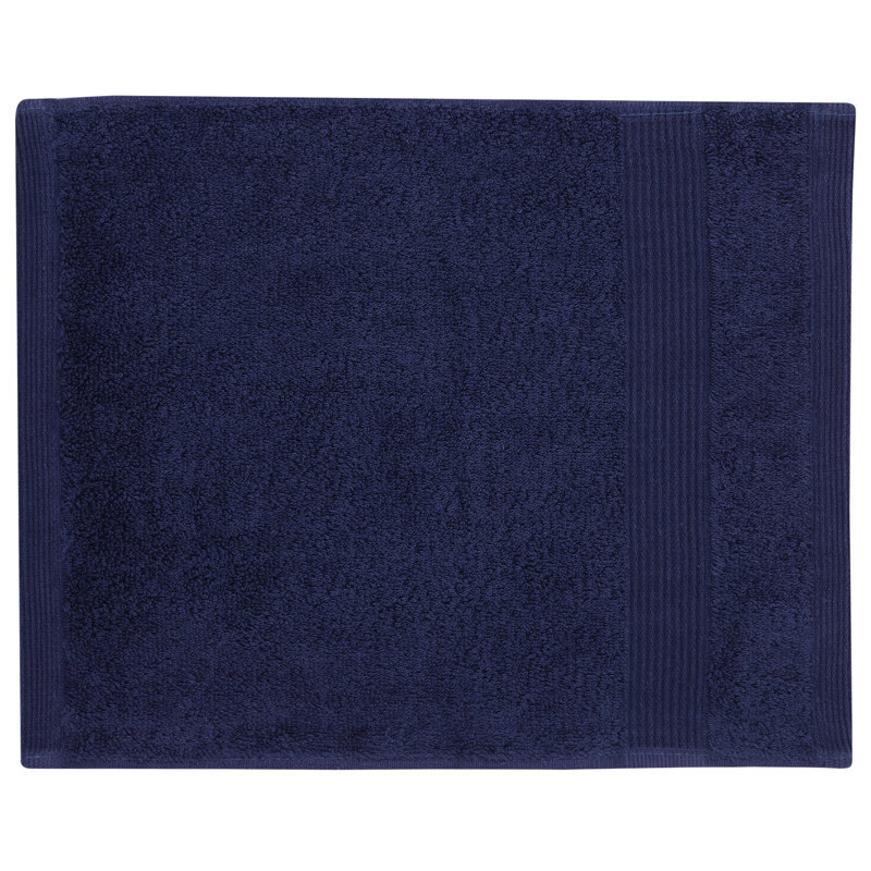 Ensemble de serviettes 12 pièces Kutztown, Bleu foncé