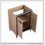 Base de meuble-lavabo avec lavabo, armoire de rangement avec portes, bois d'ingénierie-881029330
