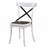 2 Pieces Set Dining Side Chair Rustic