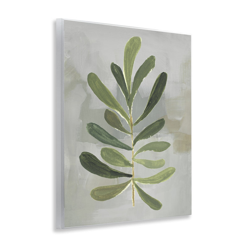 Plaque murale simple branche verte, design par Lanie Loreth