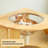 Corner-Style Solid Wood Cat Tree