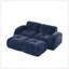 Canapé en forme de U sans os avec velours doux, conception capitonnée, éponge haute densité, sans assemblage, ergonomique et antidérapant-1146792988