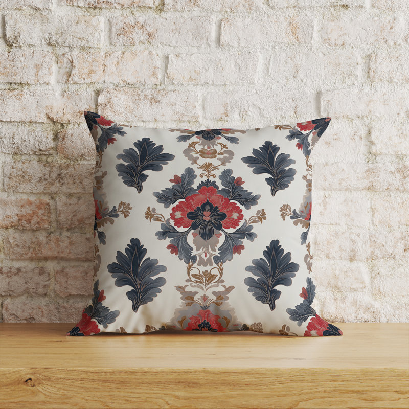 Toucher intérieur/extérieur traditionnel 26x26, Carré 26 po, Crème / argenté