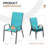 Melisa Patio Chairs Set Of 4, Outdoor Textilene Stackable Dining Chairs （Set of 4）-109080131