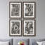 Abstract Maze I - Ensemble de 4 reproductions de cadres photo-1382598016-1382598019