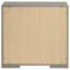 Table de chevet 2 tiroirs Pierce Grey