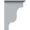Endurathane Edinburgh Bracket, 3 1/2"W x 5"D x 7"H, Factory Primed