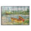 «Canoe Camp - Distressed» par Paul Brent, art mural en verre acrylique-102028316
