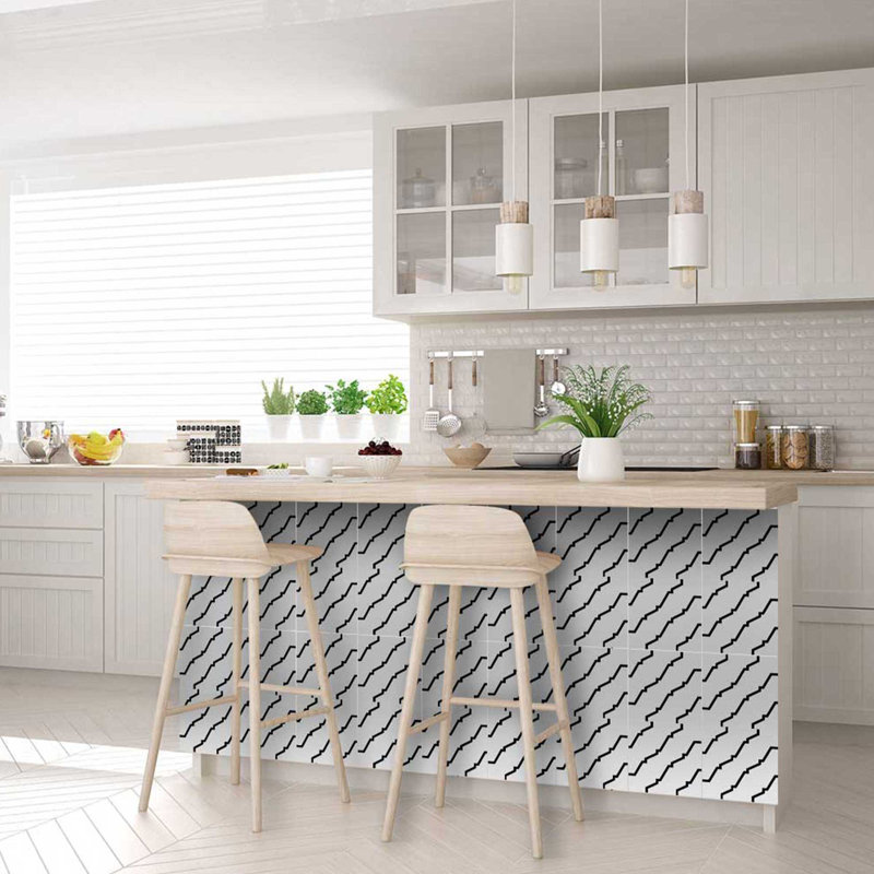 Carreau de mosaïque en vinyle auto-adhésif l 12 po x L 12 po