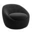 Fauteuil d'appoint pivotant en chenille Norell-40452200