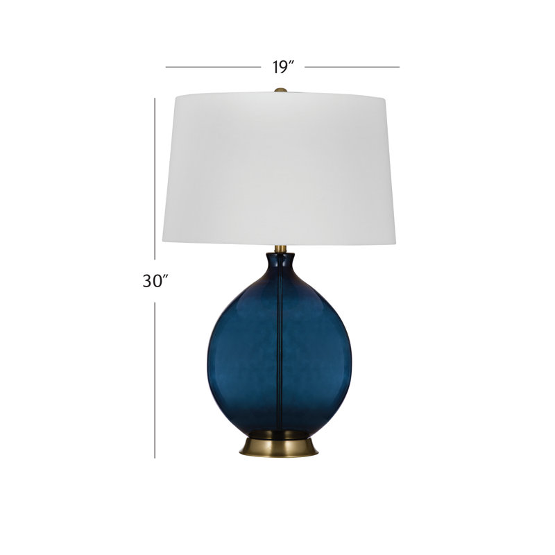 Lampe de table en verre Sierra