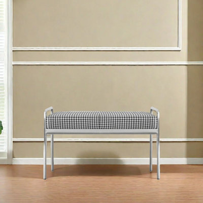 Banc de vestiaire en acier inoxydable robuste