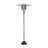 Fire Sense Natural Gas Patio Heater 45,000 BTU with Electric Ignition System CSA Approved - Stainless Steel