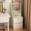 Table de chevet pratique avec installation de chargement et de nuit, style attrayant blanc-132959642