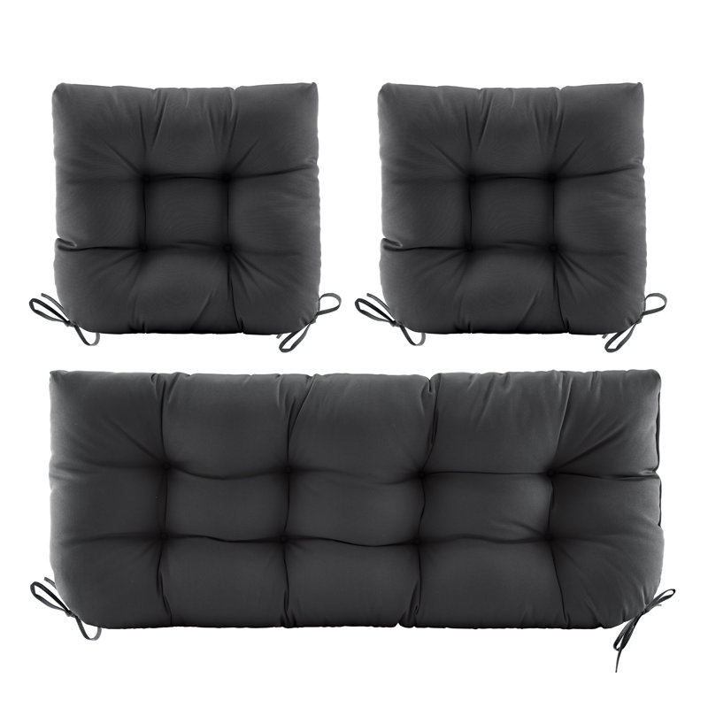 Outdoor 5'' Seat / Back Cushion, Dark Gray