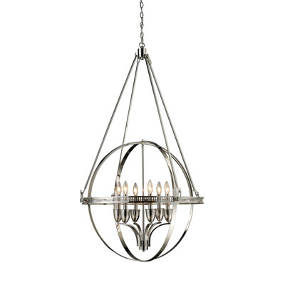 Tanya 6-Light Candle Style Globe Chandelier -  Rosdorf Park, 440787631AE24FE0BF03437C8FBB2587