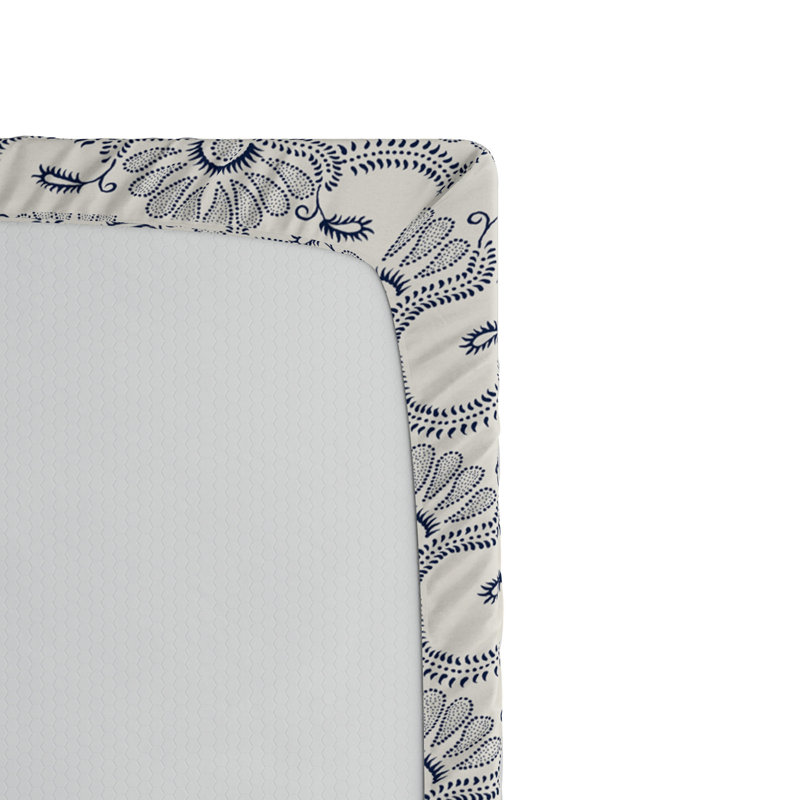 Microfiber Paisley Fitted Sheet, Twin XL Fitted Sheet