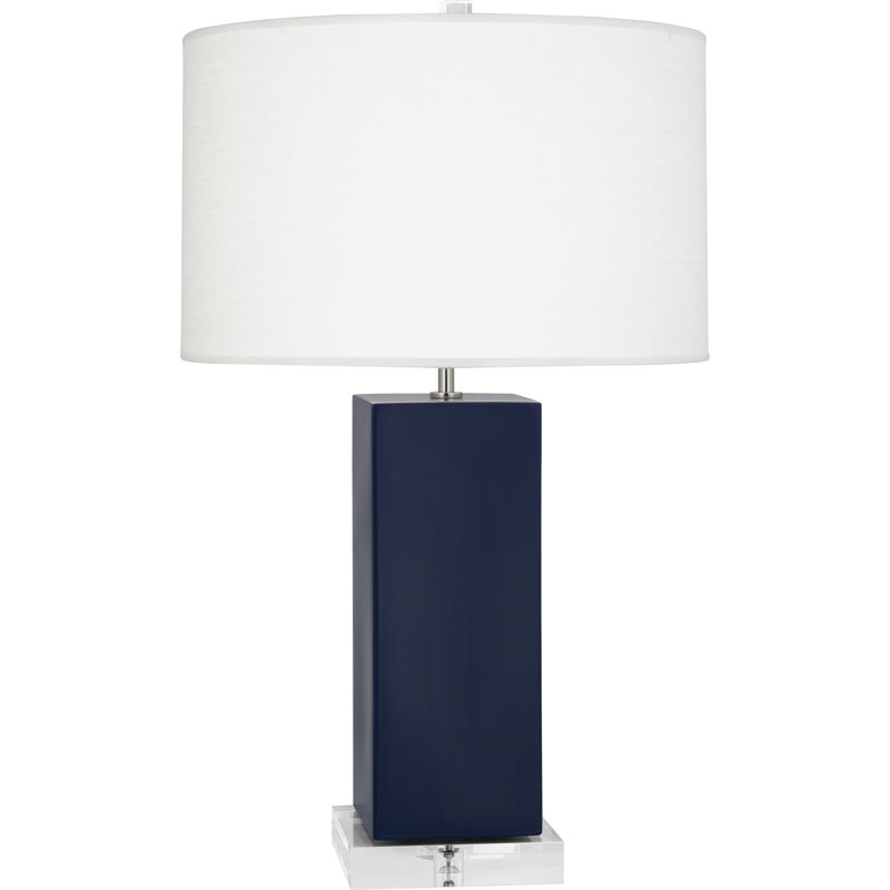 Harvey Table Lamp, 33" H x 20" W x 20" D, Midnight Blue