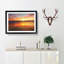 Sunset over San Diego Beach - Picture Frame Painting Print-55613814-55613811