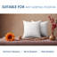 Noyau de 22 pouces, coussin décoratif, respirant, confortable, coussin moelleux, soulager le stress, convient à la chambre à coucher, au canapé, à la chambre d'amis, au dortoir (56 x 56 x 2 pièces)-122760541