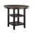 Transitional Style Gray Finish 5pc Counter Height Dining Table Set-1867330325