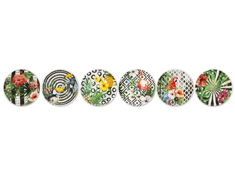 Tropical Chic 15cm Porcelain Appetiser Plate