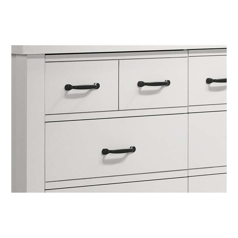 Commode blanche 6 tiroirs Cassini