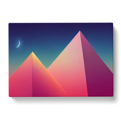Modern Pyramids Vol.3 Abstract - Wrapped Canvas