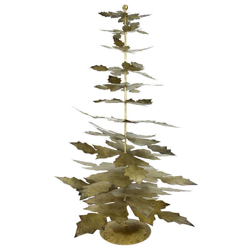 Arbre de Noël, laiton - Lrg, 25" H x 16" W x 16" D
