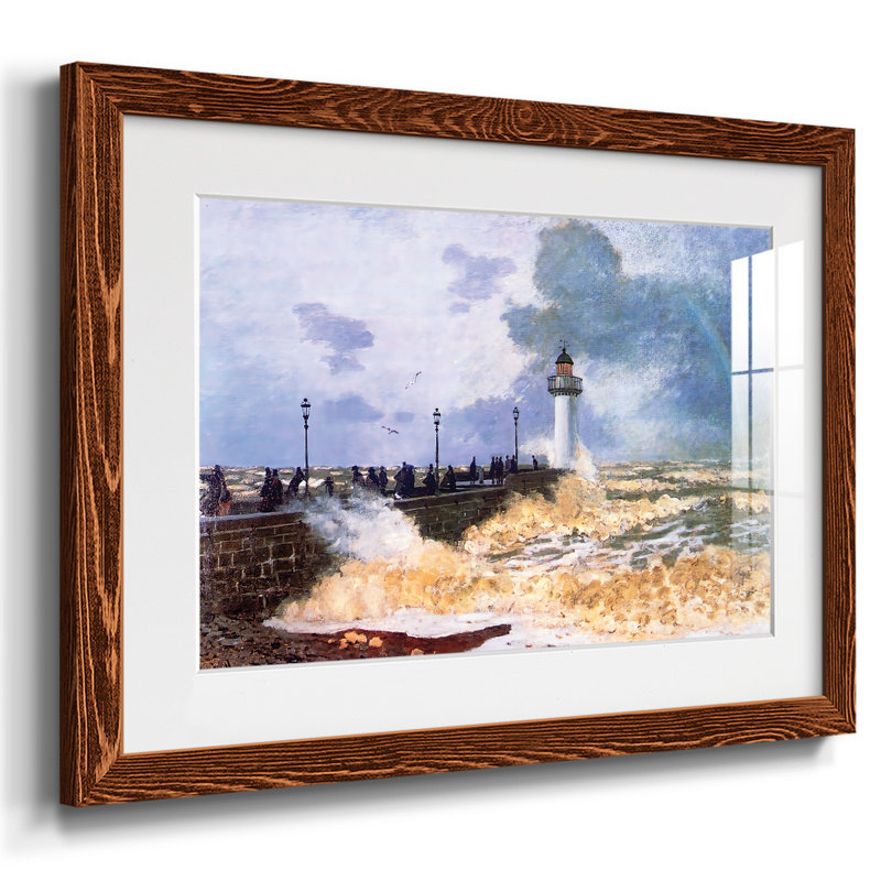 La jetée du Havre, 1868, H 28 po x l 42 po x P 1,5 po, Érable