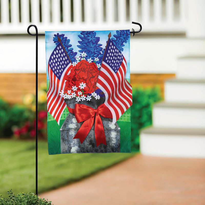 Drapeau de jardin patriotique