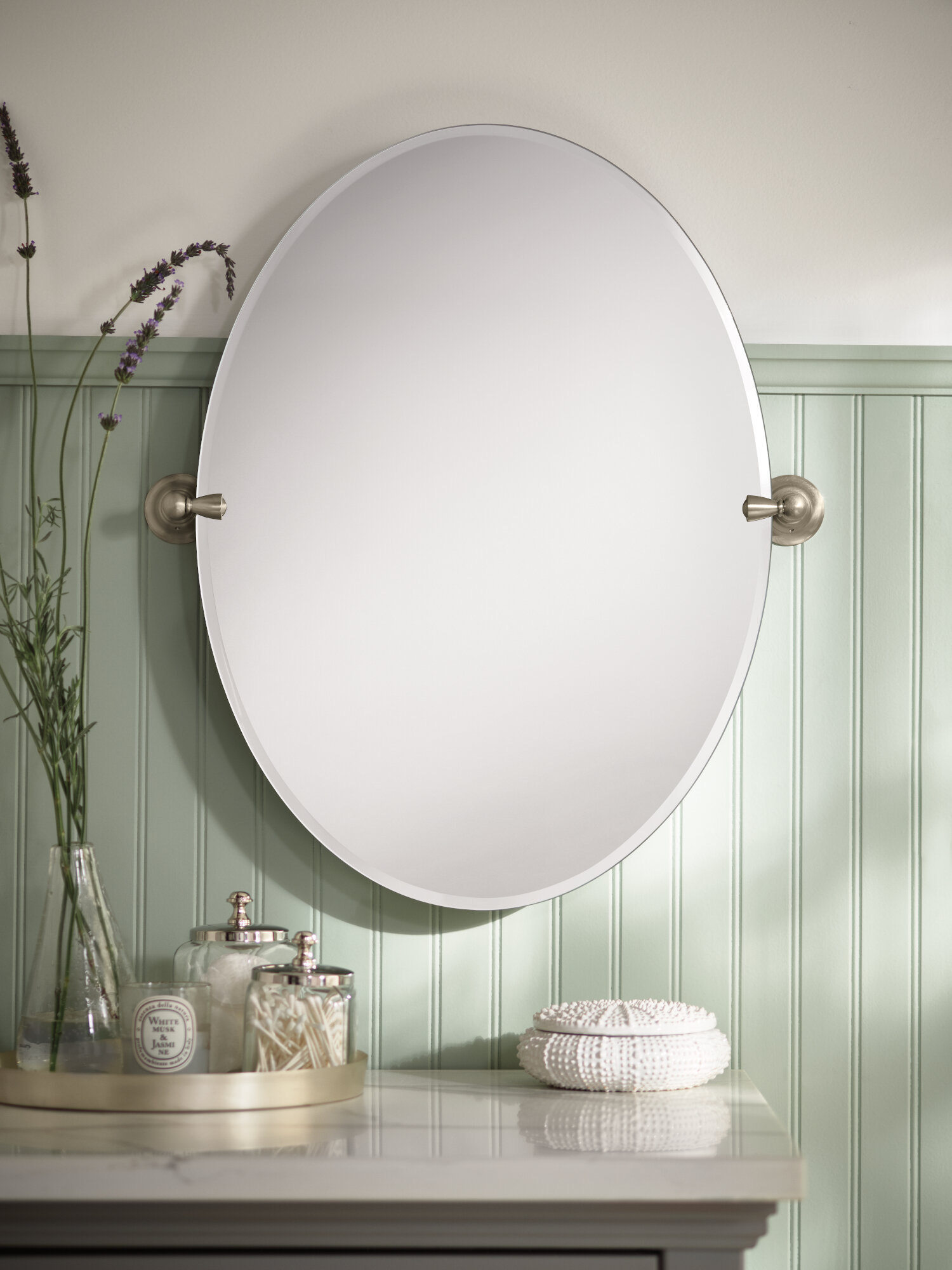 DN6892BN Moen Sage Tilting Bathroom/Vanity Mirror  Reviews Wayfair