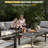 9-Person Sofa Seating Group With Fire Pit-288648127