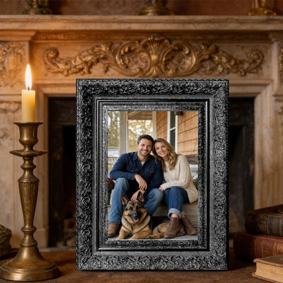 11" x 14" Black 1PC Cozy Picture Frame for Living Room Decor