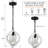 Elverta 1 - Light Sphere Pendant-1594071640