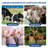 5ft x 164 ft Galvanized Farm Fence, Heavy-Duty Woven Wire Cattle Mesh, Fixed-Knot Rust-Resistant-135753134