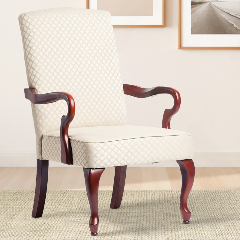 Fauteuil col de cygne beige, Beige