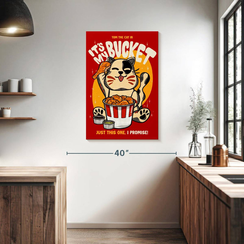 Yarlin It's My Bucket, 39" H x 26" W