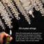 Modern Gold Tree Branch Crystal Chandelier, 12", G9 (No Bulb)